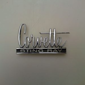 1966 Hood Emblem Script
