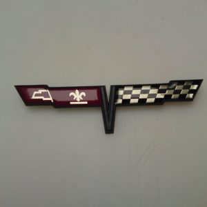 81 Emblem , Gas Door ( Black Edge )