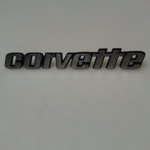 76--79 Emblem , Rear Bumper, Name "Corvette"