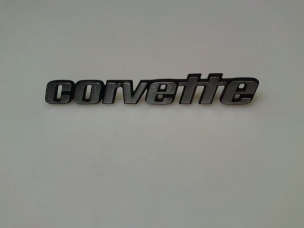 76--79 Emblem , Rear Bumper, Name "Corvette"