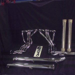 Hooker Sidemount Headers CHROME Small Block
