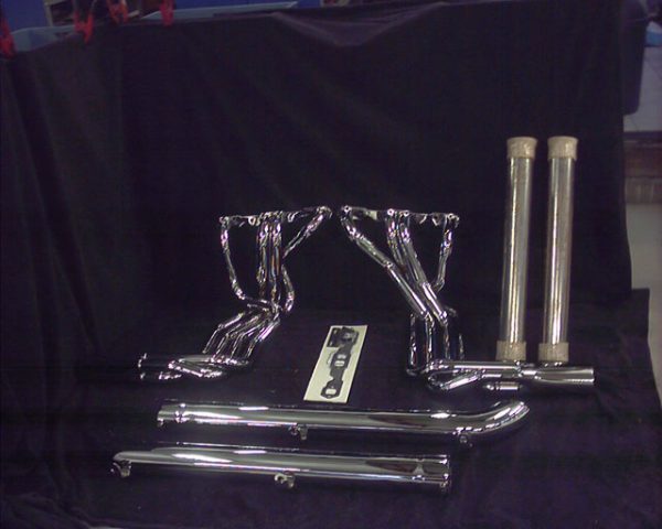Hooker Sidemount Headers CHROME Small Block