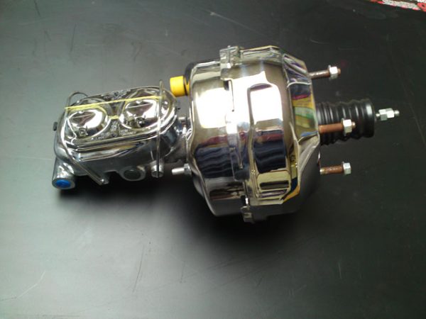 68--82 Chrome Power Brake Master Cylinder & Booster