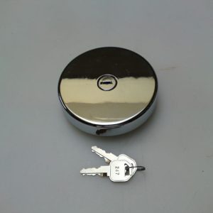 63--67 Cap , Chrome Locking Gas Cap
