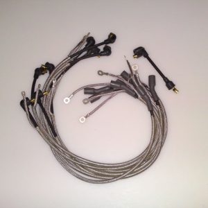 67--74 Wire Set , Spark Plug BB w/Radio w/Shielding