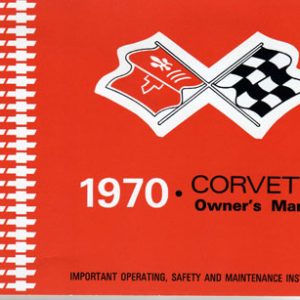 Owner manual 1970