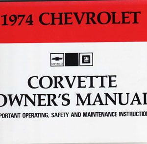 Owner manual 1974