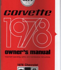 Owner manual 1978