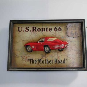 Wood Board w/ Corvette Red